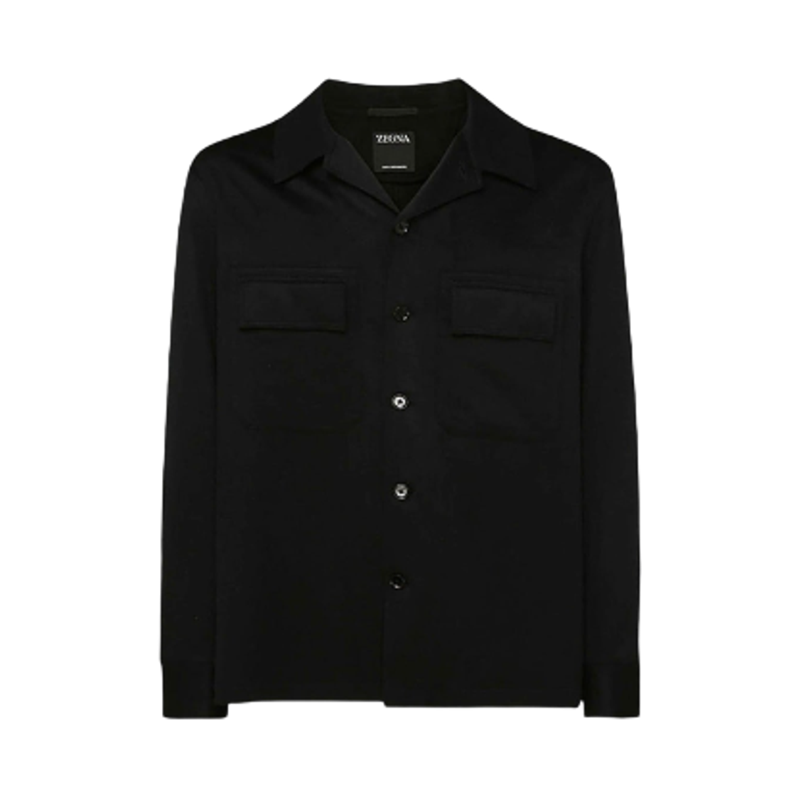 E8V46-SOT6B-210G Zegna Wool Casual Jacket Black