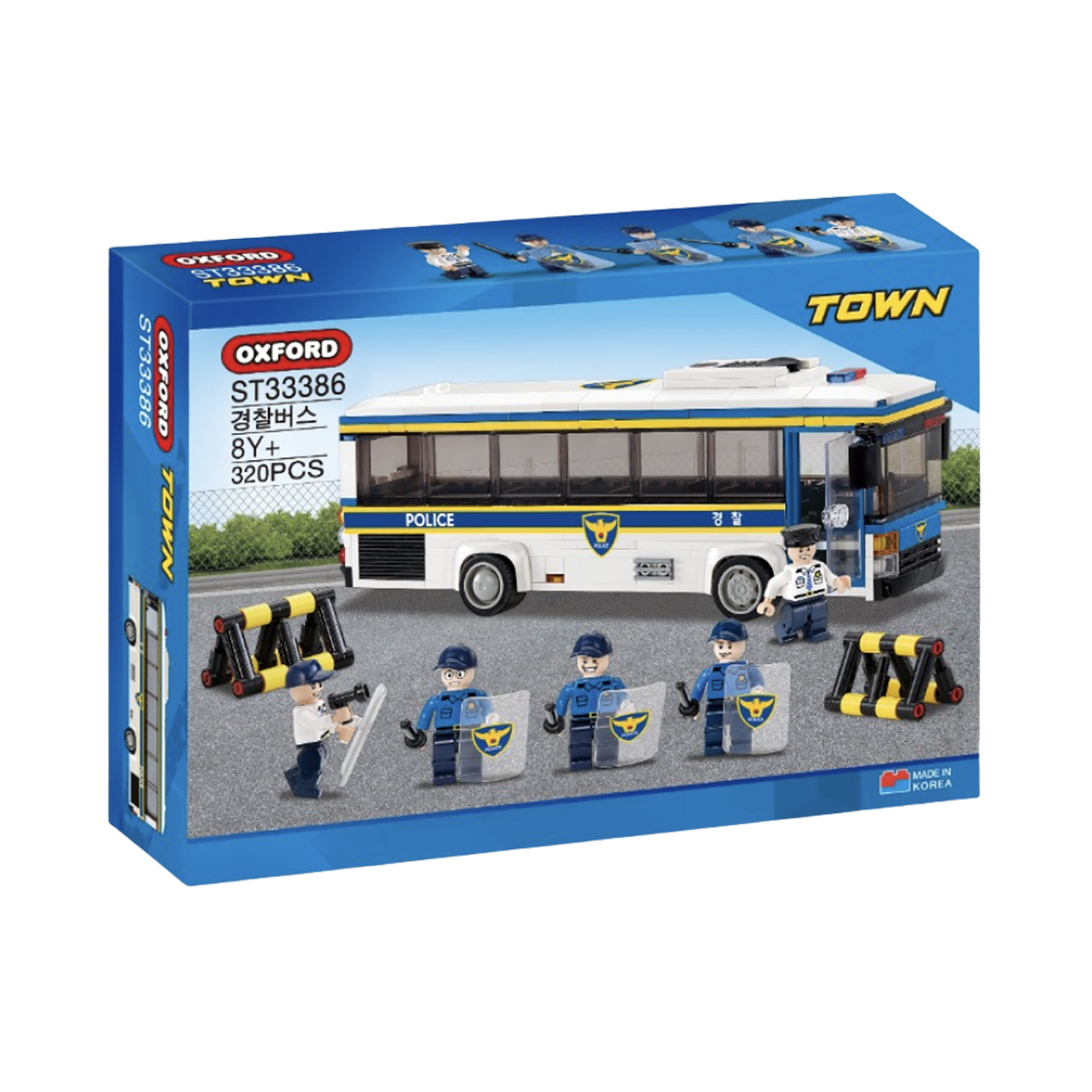 ST33386 Oxford Town Police Bus