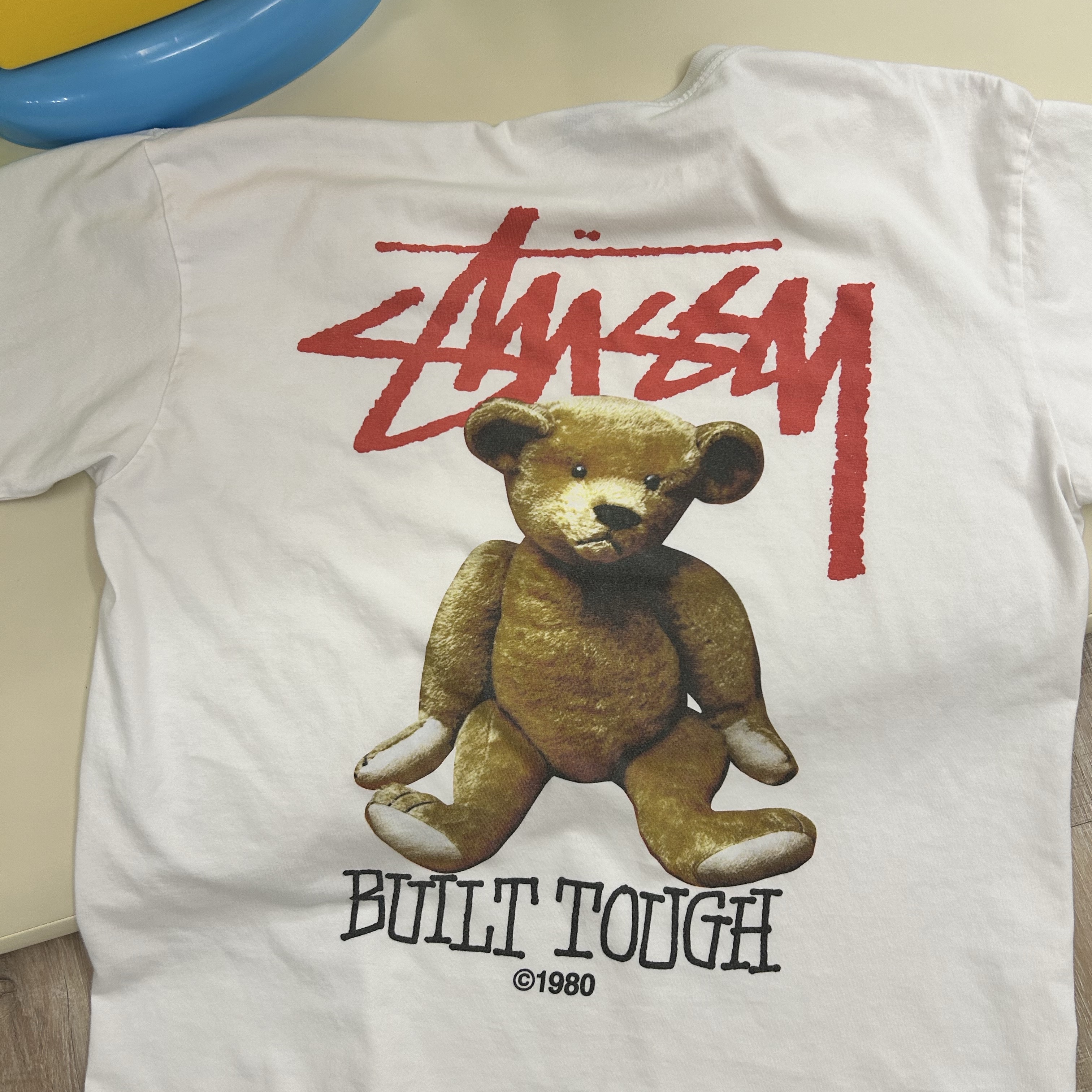 Stussy Built Tough T-Shirt White 착용 스타일