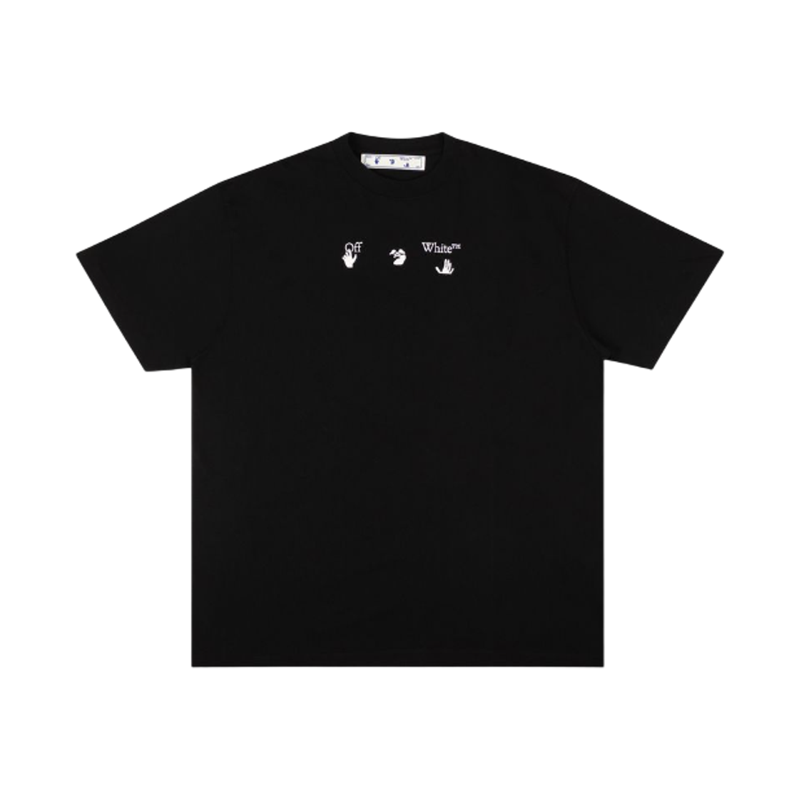 오프화이트 피스 월드와이드 숏슬리브 티셔츠 블랙 그린