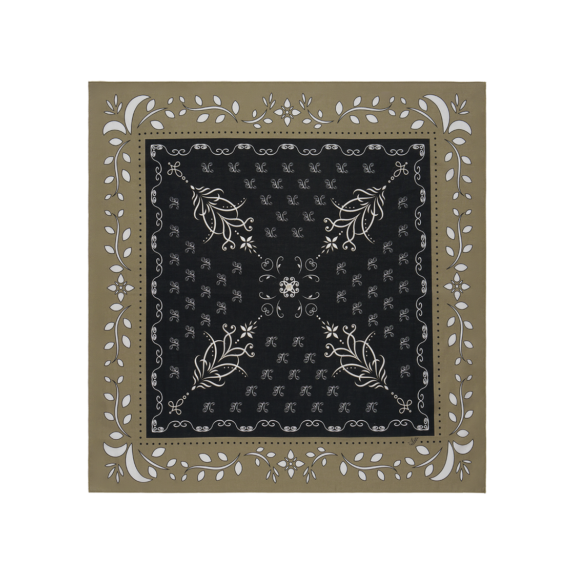 엔프프 클리프 스카프 카키(Nff Cliff Scarf Khaki)