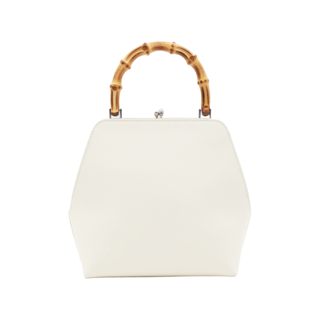 질 샌더 고지 스퀘어 뱀부 토트백 화이트(Jil Sander Goji Square Bamboo Tote Bag White) - 2