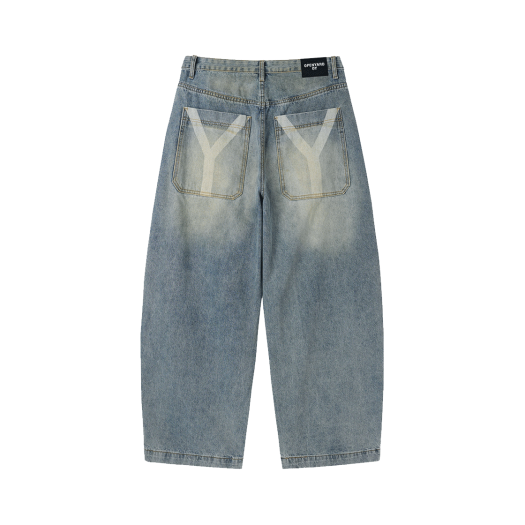 ★OY★BACK STITCH WASHED JEANS-BLUE★正規品/韓国直送料込 오와이 백 스티치 워싱 진 블루 | OY | KREAM