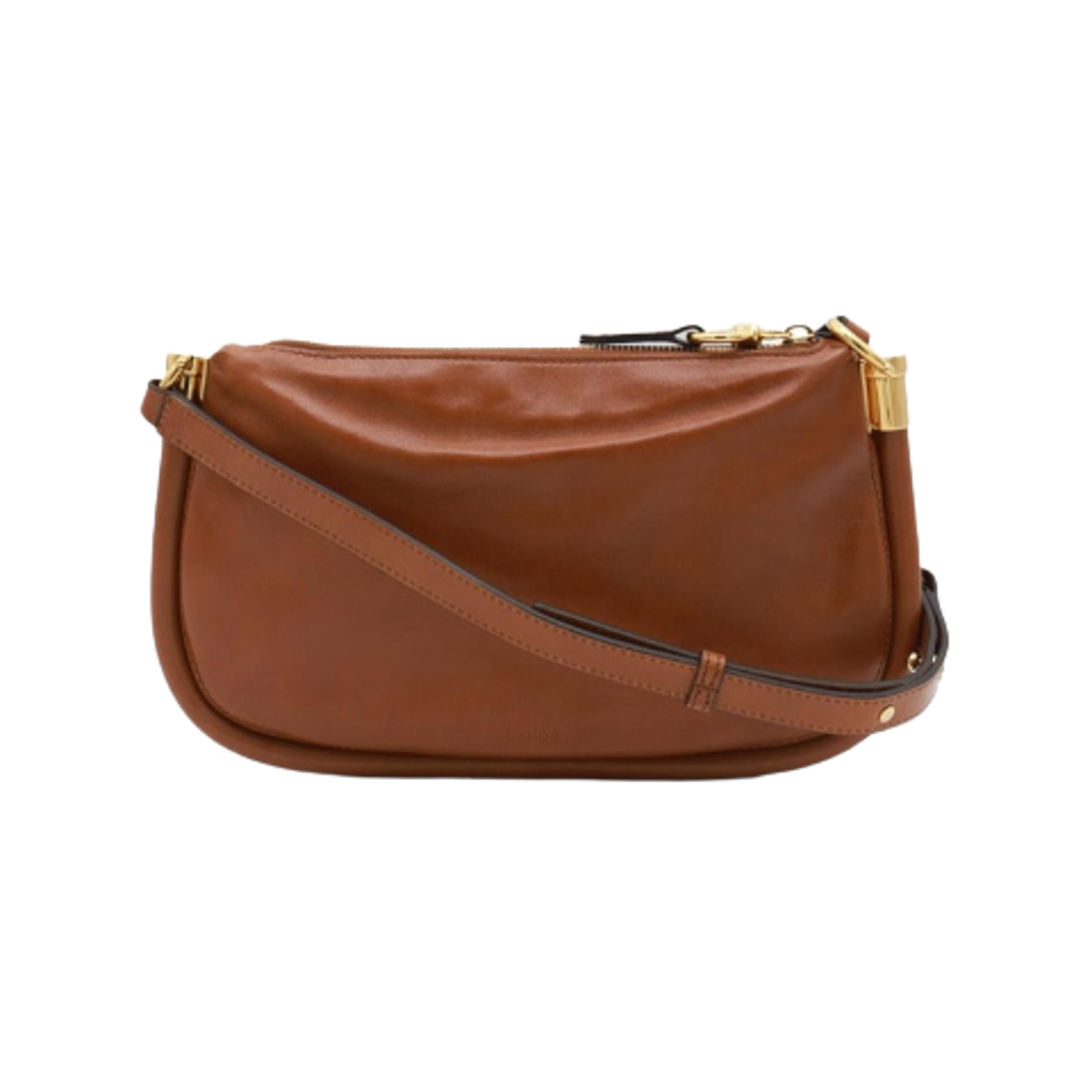 끌로에 샤이니 레더 미니 파라티 24 백 클레이 브라운(Chloe Shiny Leather Mini Paraty 24 Bag Clay Brown) - 2