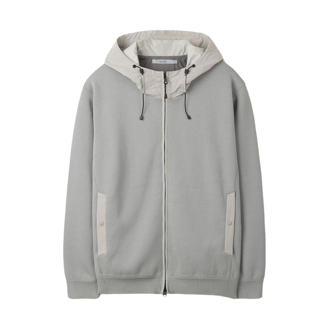 SAWAW25201GYX SERIES Hybrid Hoodie Cardigan Gray
