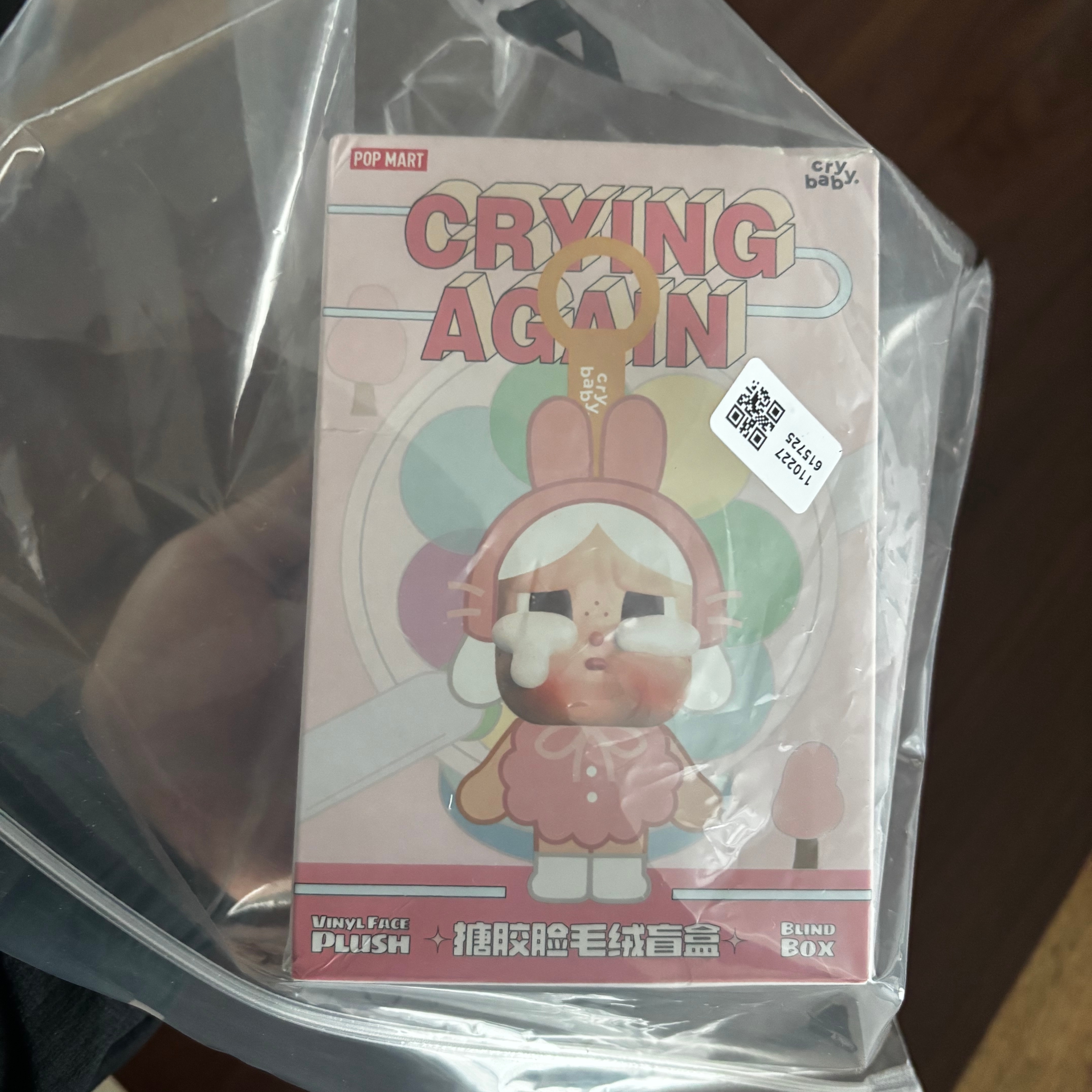 Pop Mart Crybaby Crying Again Series Plush Keyring She's Alice (Opened Case) 착용 스타일 - 3