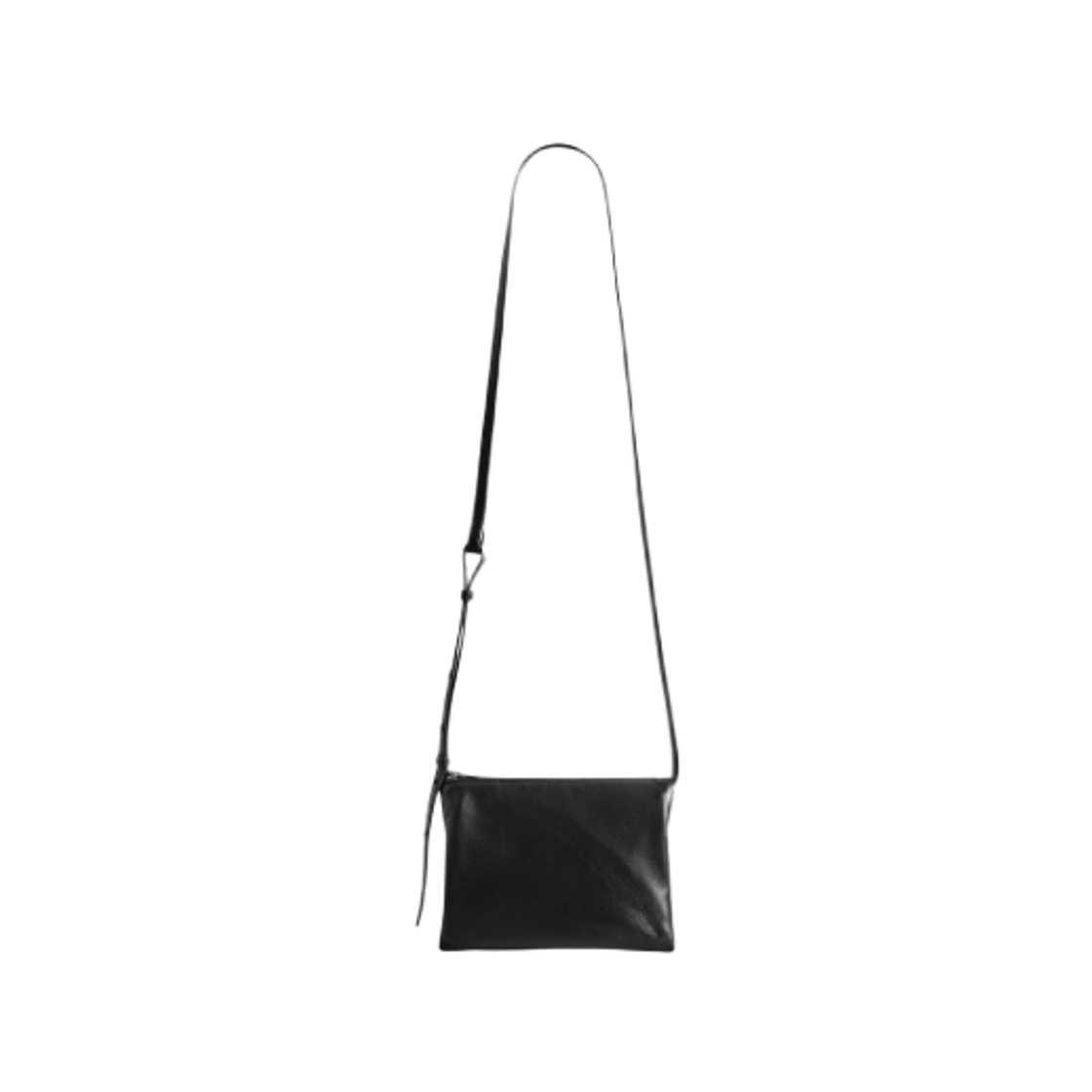 코스 트로브 레더 크로스바디백 블랙(COS Trove Leather Crossbody Bag Black) - 1