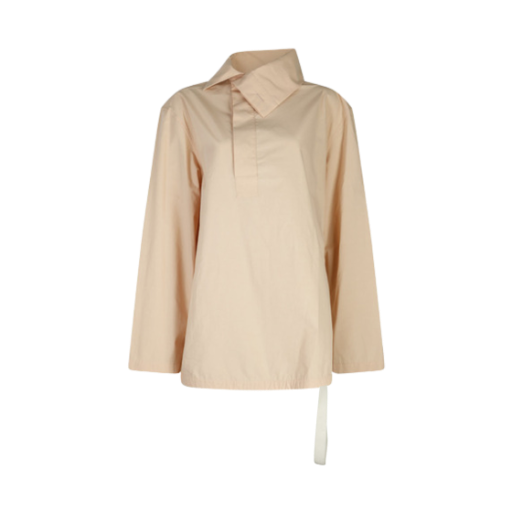 (W) 질 샌더 코튼 셔츠 크림((W) Jil Sander Cotton Shirt Cream)