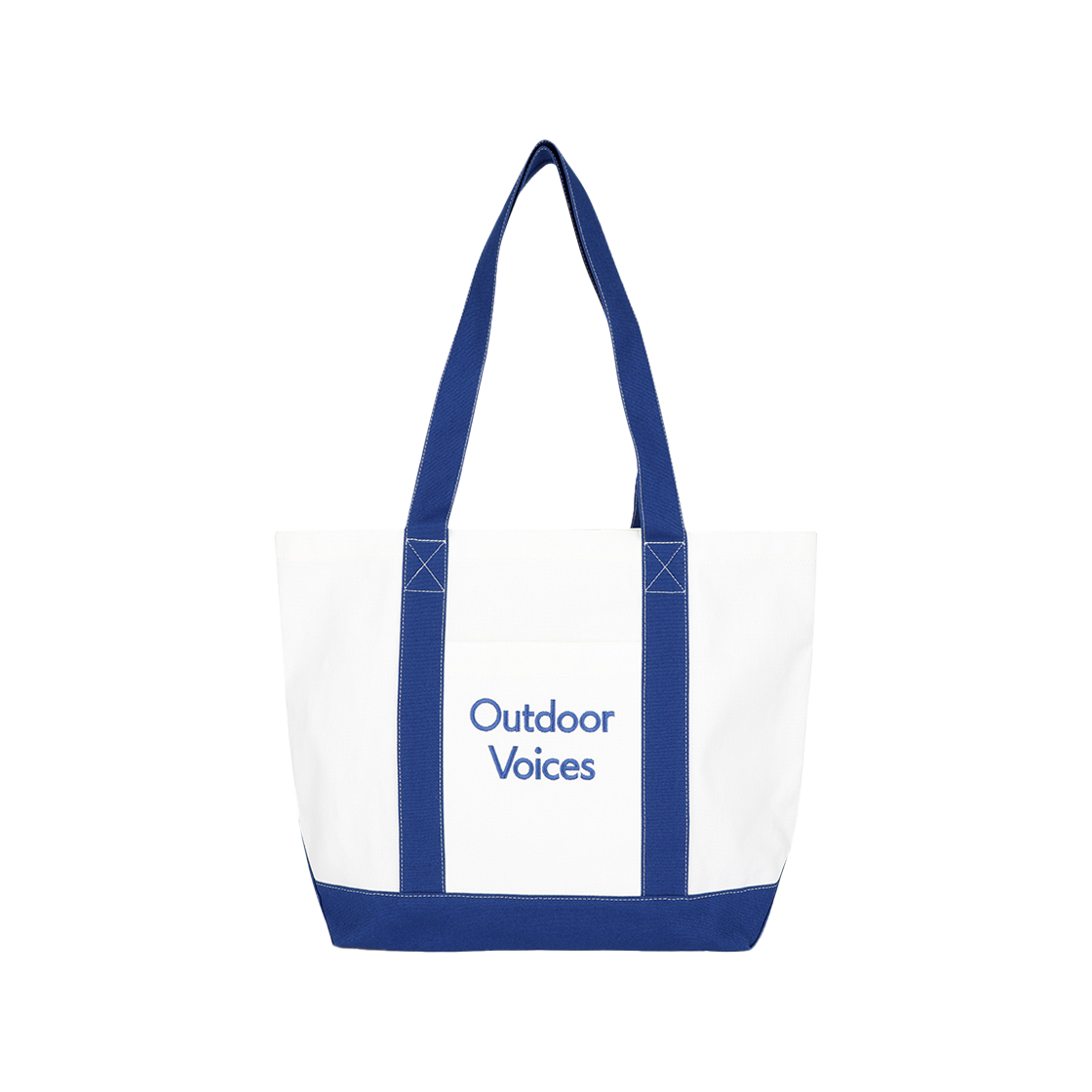 아웃도어보이스 캔버스 보트 백 블루(Outdoor Voices Canvas Boat Bag Blue) - 1