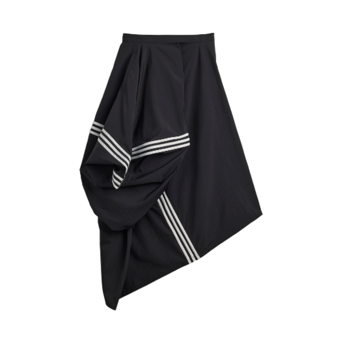 JV6782 (W) Y-3 3-Stripes Nylon Skirt Black