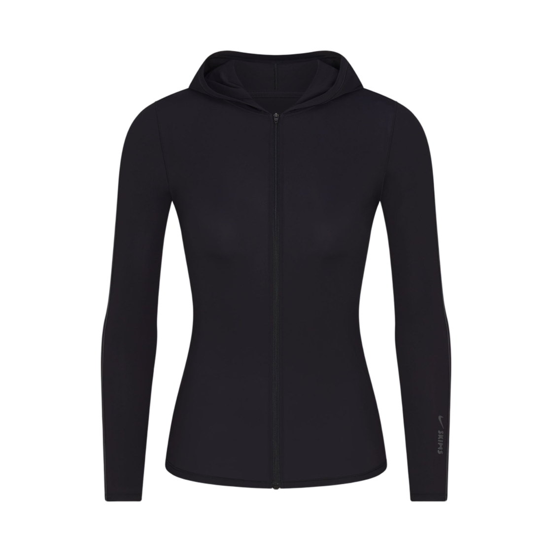 (W) 나이키스킴스 웨이트리스 레이어스 풀집 후디 옵시디언((W) NikeSKIMS Weightless Layers Full-Zip Hoodie Obsidian)