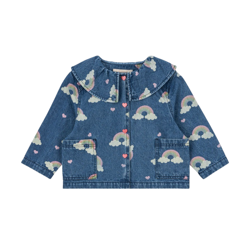 콩제슬래드 마고 데님 셔츠 레인보우(Konges Sløjd Magot Denim Shirt Gots Rainbow)