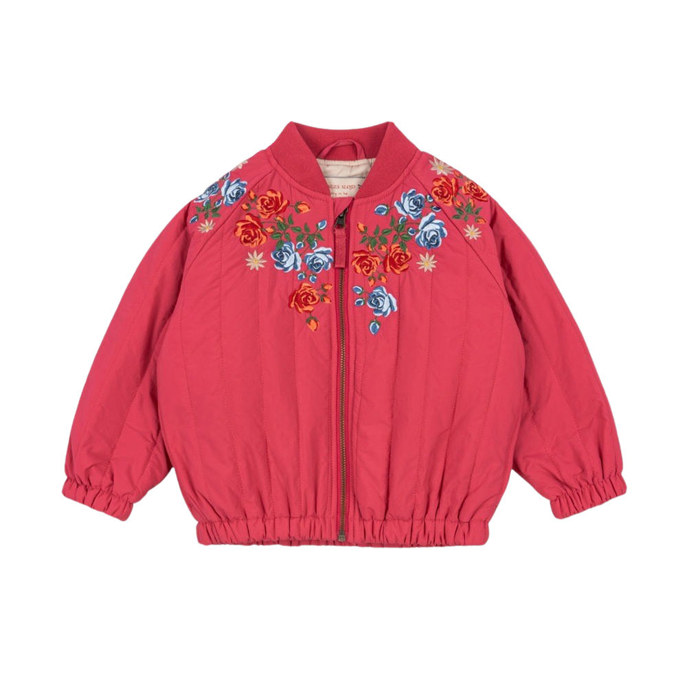 콩제슬래드 주노 봄버 자켓 라즈베리(Konges Sløjd Juno Bomber Jacket Raspberry Wine)