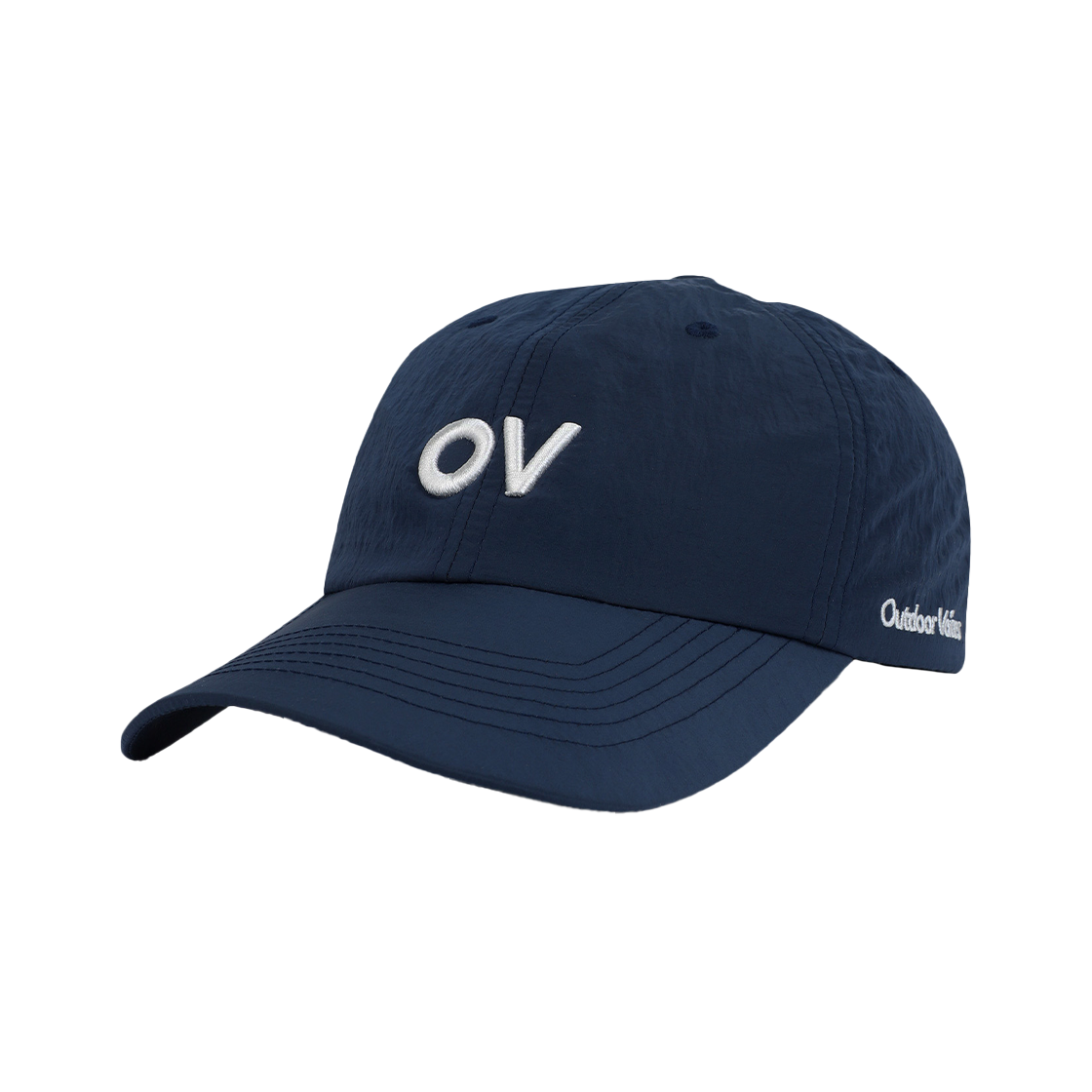 아웃도어보이스 로고 나일론 캡 네이비(Outdoor Voices Logo Nylon Cap Navy)