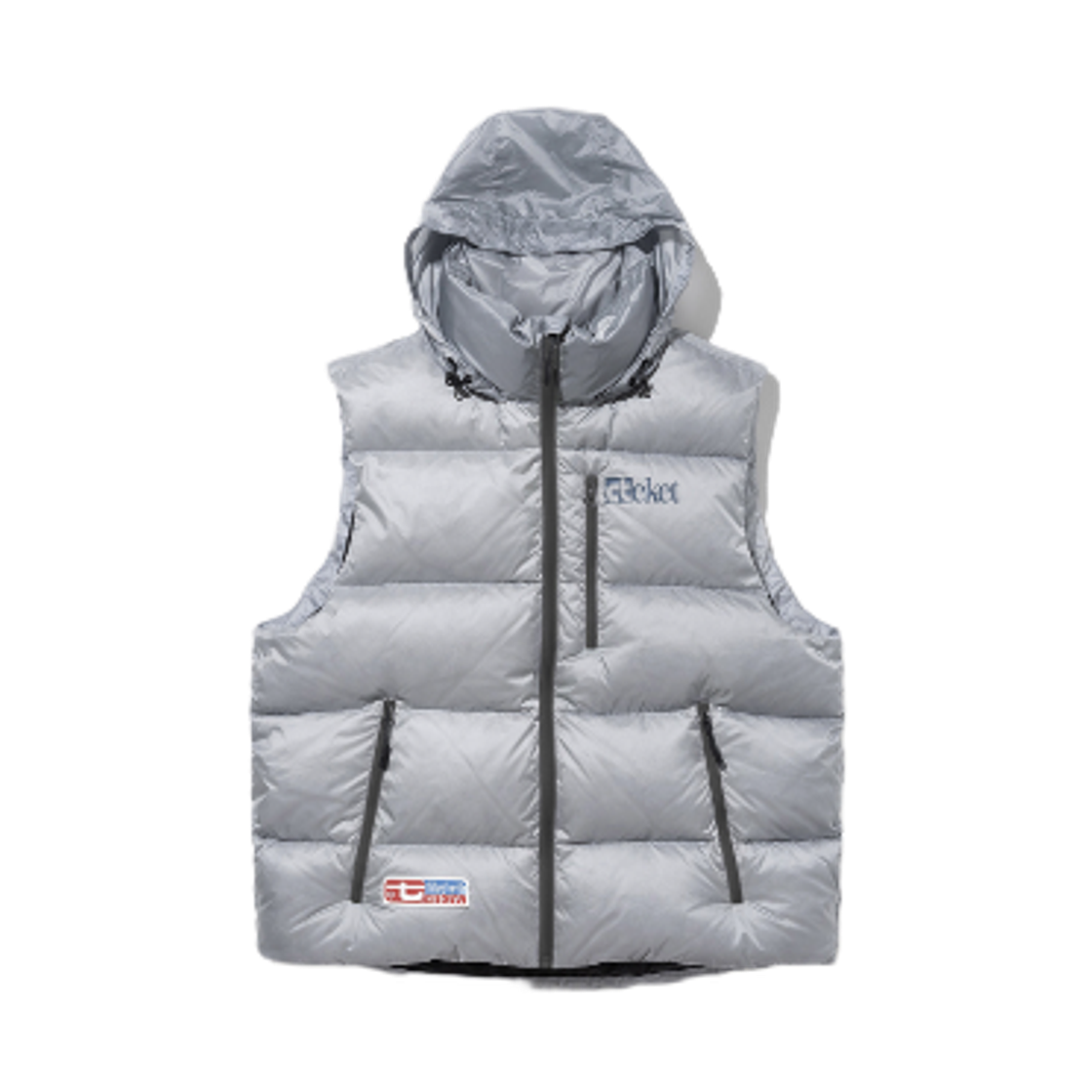 테켓 스노우볼 다운 베스트 그레이(Teket Snowball Down Vest Gray)
