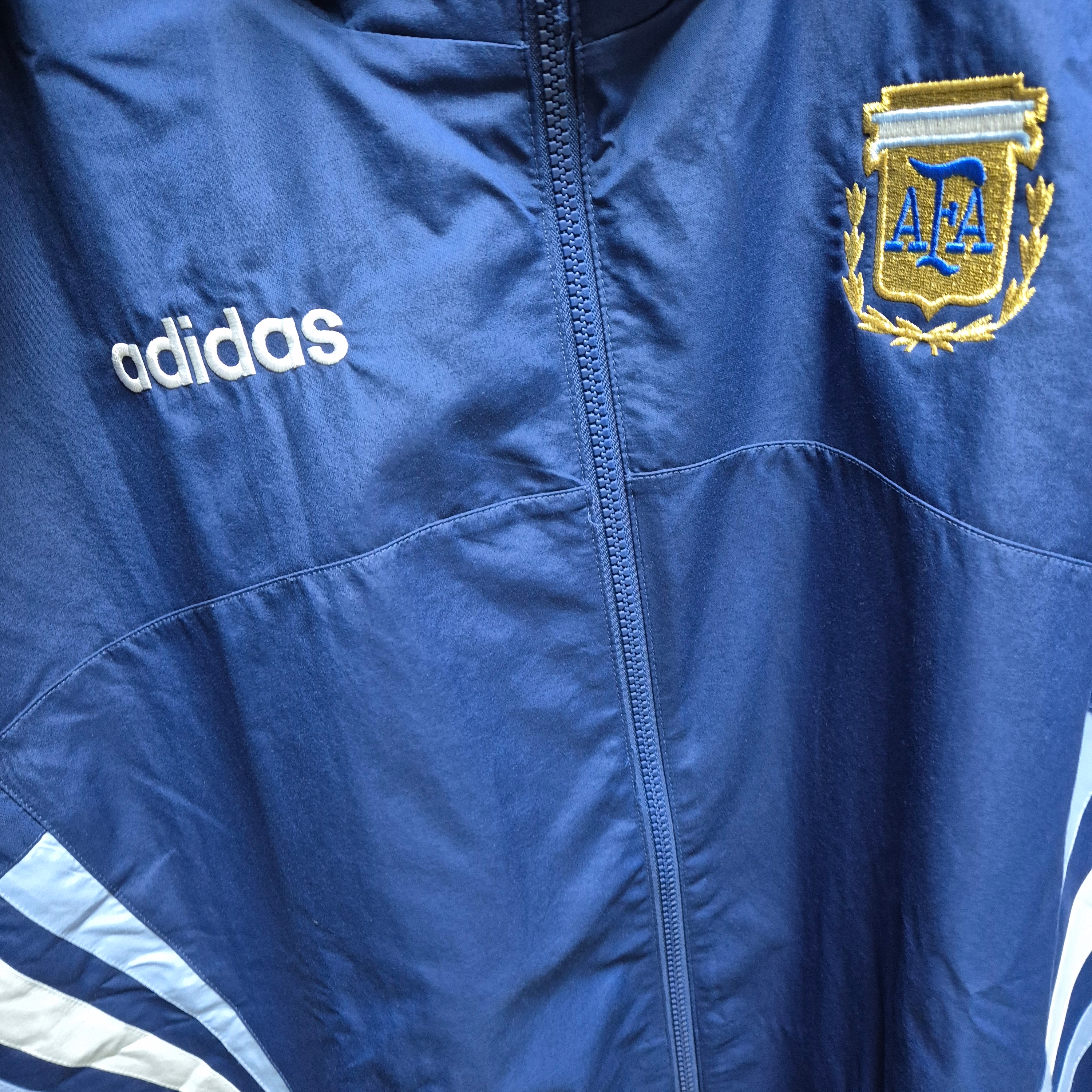 Adidas Argentina 1994 Woven Track Jacket Mute Purple - KR Sizing 착용 스타일