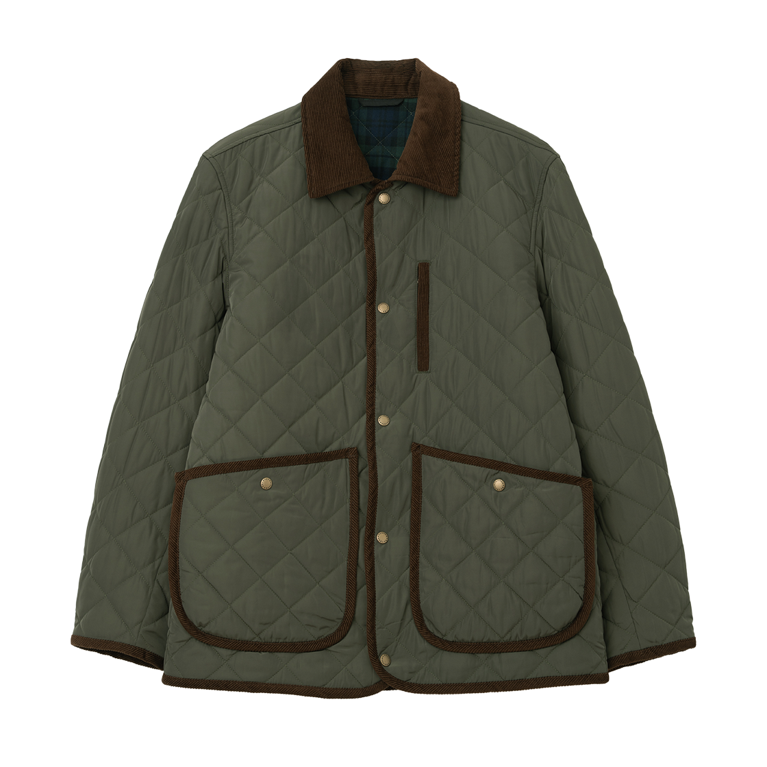 UB2599PD211MBB Uniform Bridge Quilted Hunting Jacket Olive