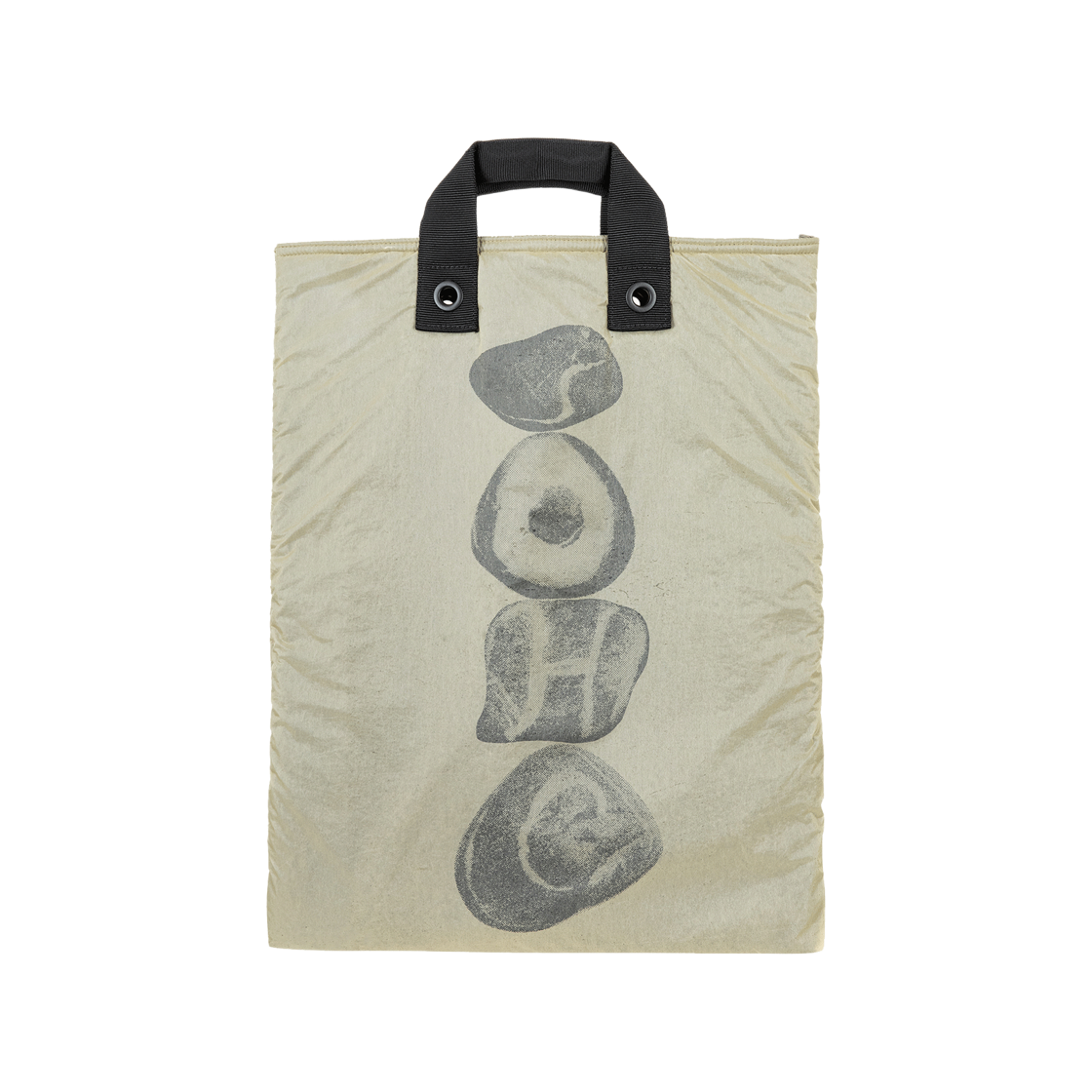 12UFA90130 SOHC Rock Formation Internal Fleece Tote Bag_12UFA901 BEIGE