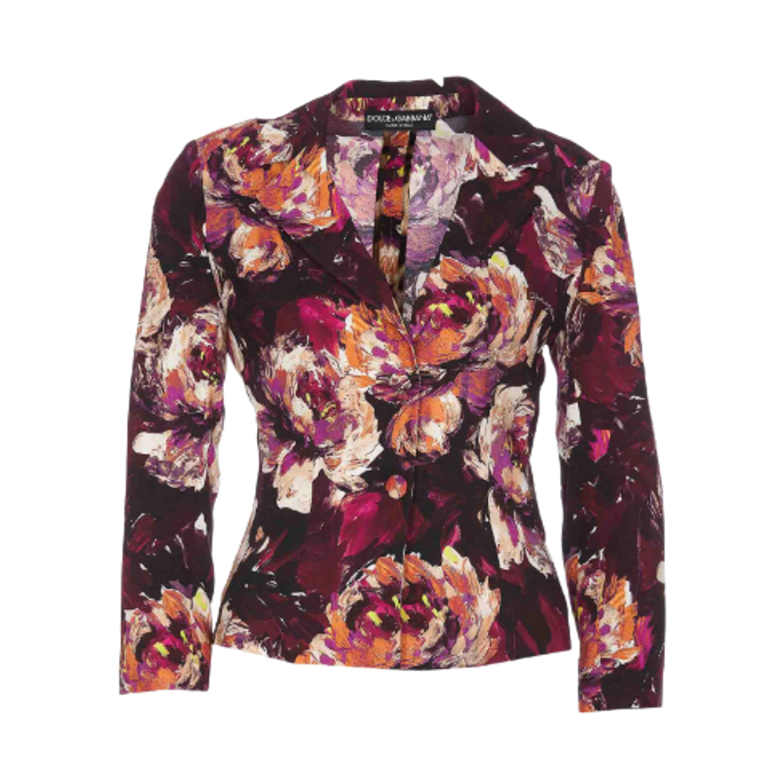 F26S5TFSIBDHR4YC (W) Dolce & Gabbana Peony Rose Print Jacket Print