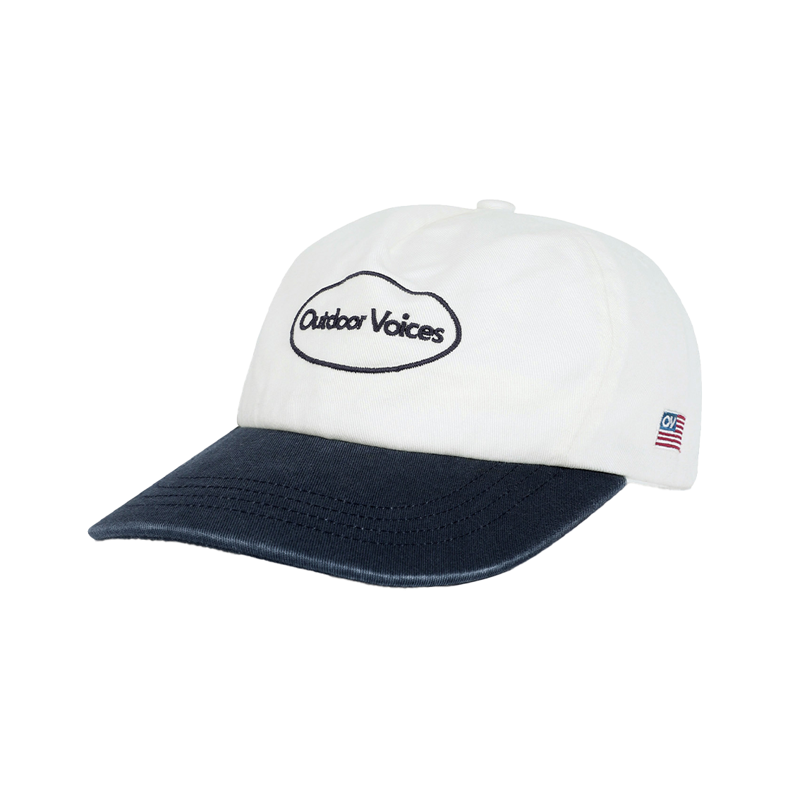 아웃도어보이스 오발 로고 5피 캡 아이보리(Outdoor Voices Oval Logo 5p Cap Ivory)