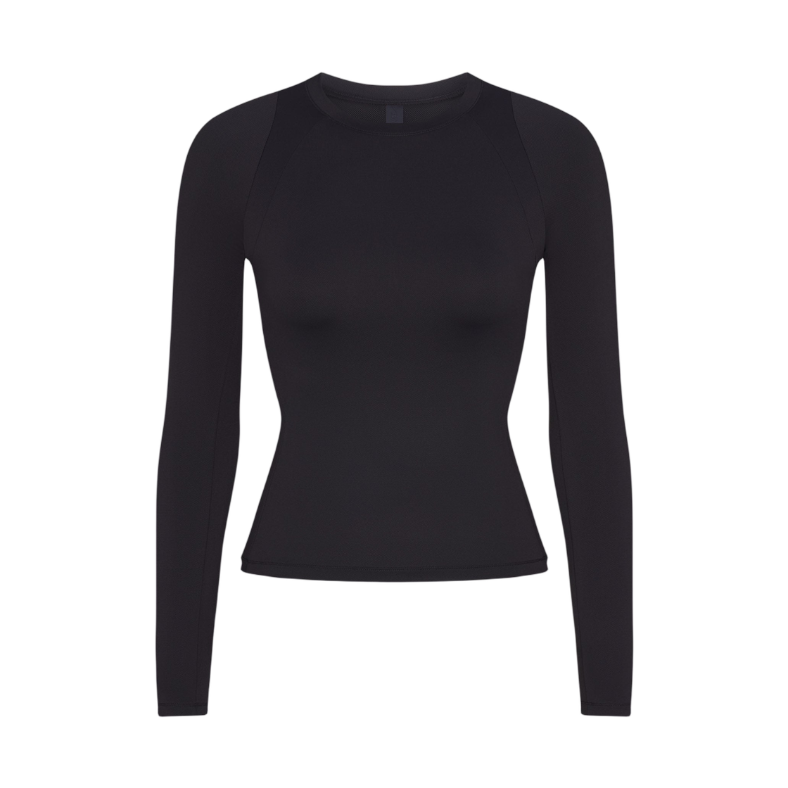 TPLST2752-OBD (W) NikeSKIMS Airy Long-Sleeve Crew-Neck Top Obsidian