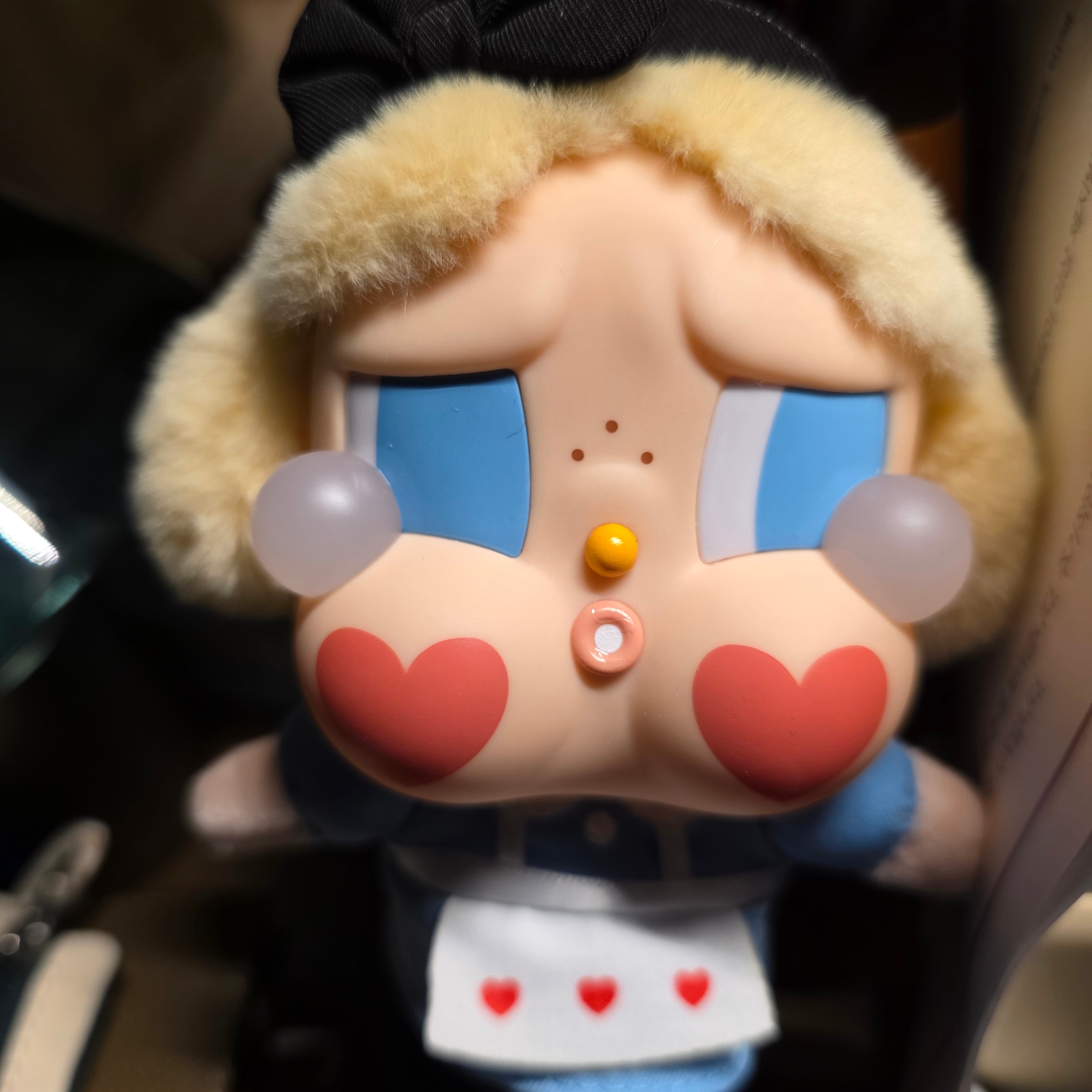 Pop Mart Crybaby Crying Again Series Plush Keyring She's Alice (Opened Case) 착용 스타일 - 1