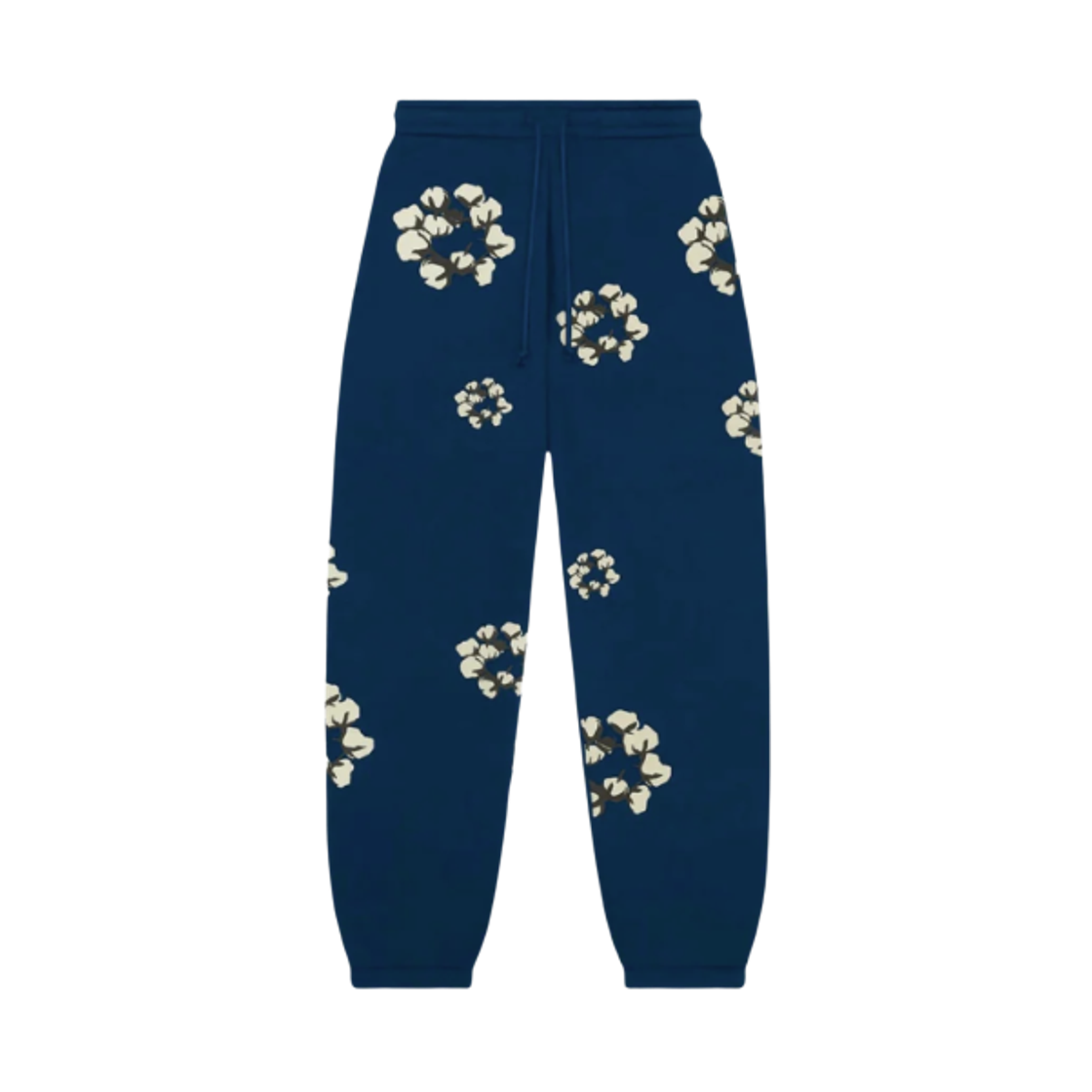 데님 티어스 x CPFM 리쓰 스웨트팬츠 네이비(Denim Tears x Cactus Plant Flea Market Wreath Sweatpants Navy)