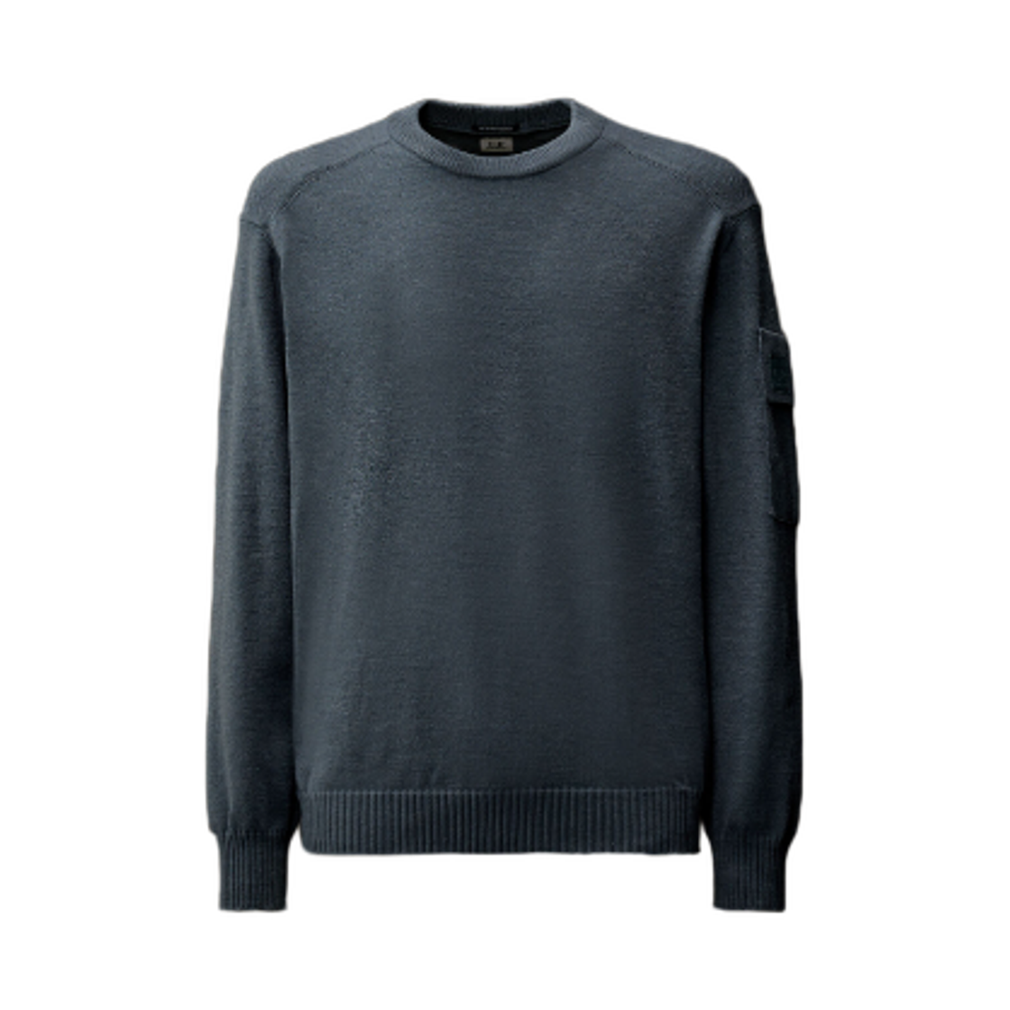 19CLKN060A110427A871 C.P. Company Metropolis Series Extrafine Merino Wool Crewneck Sweater Orion Blue - 25FW