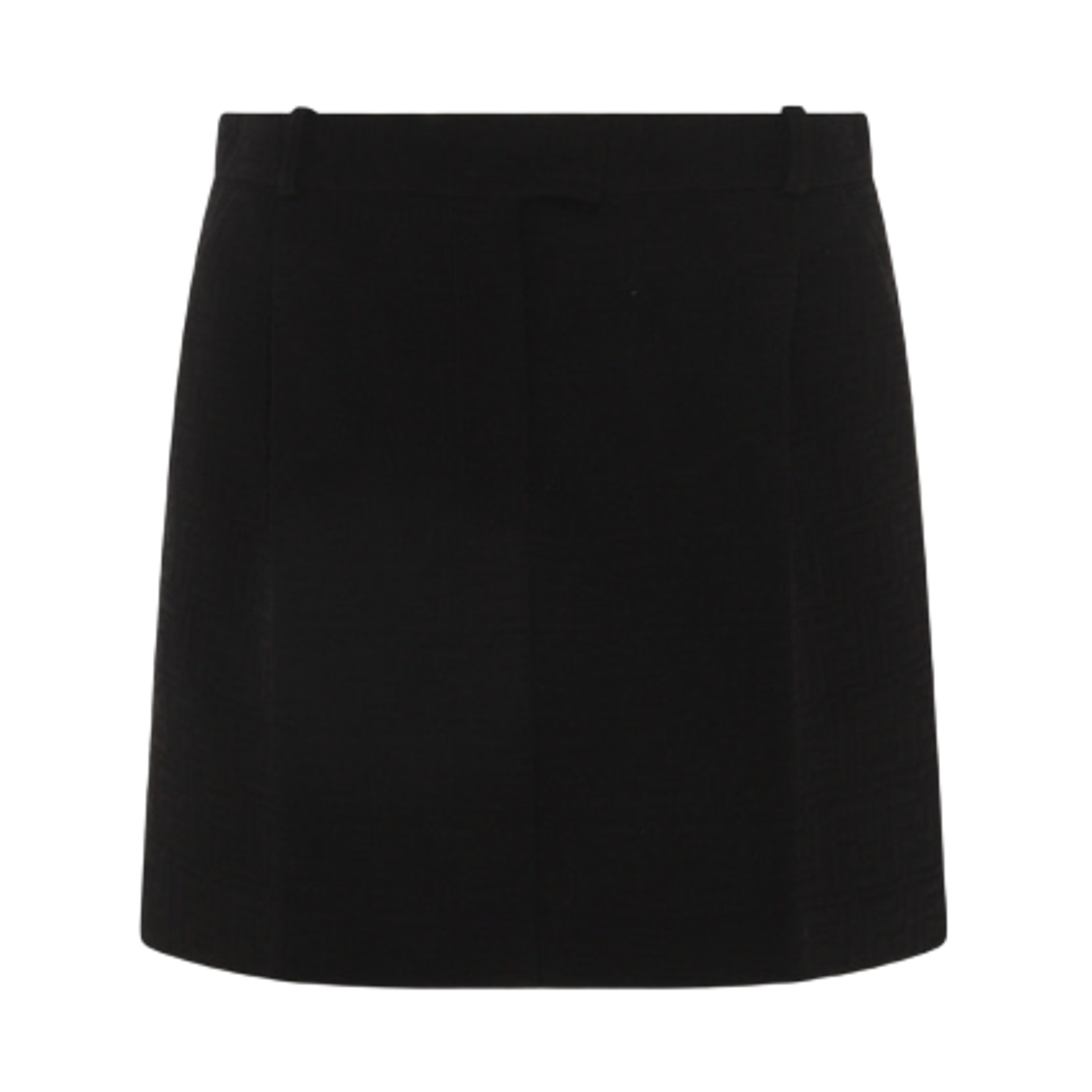 FQ7524AXASF0GME (W) Fendi FF Jacquard Mini Skirt Black