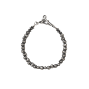 Millo Archive Lon Stone Bracelet Black Nickel