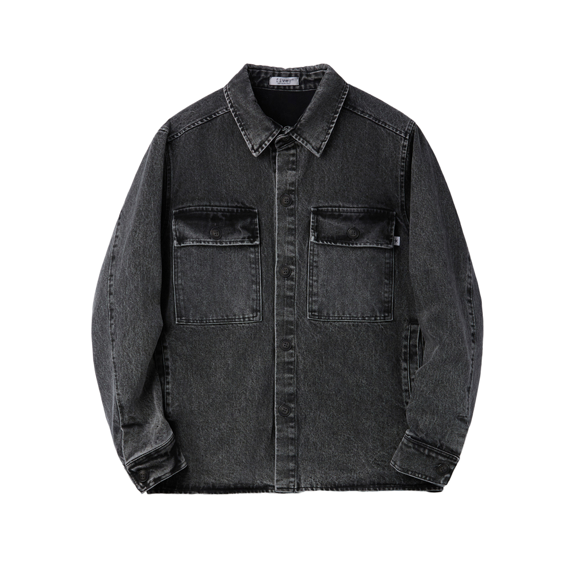 시리즈 파이버 데님 셔츠 자켓 그레이(SERIES Fiber Denim Shirt Jacket Gray)