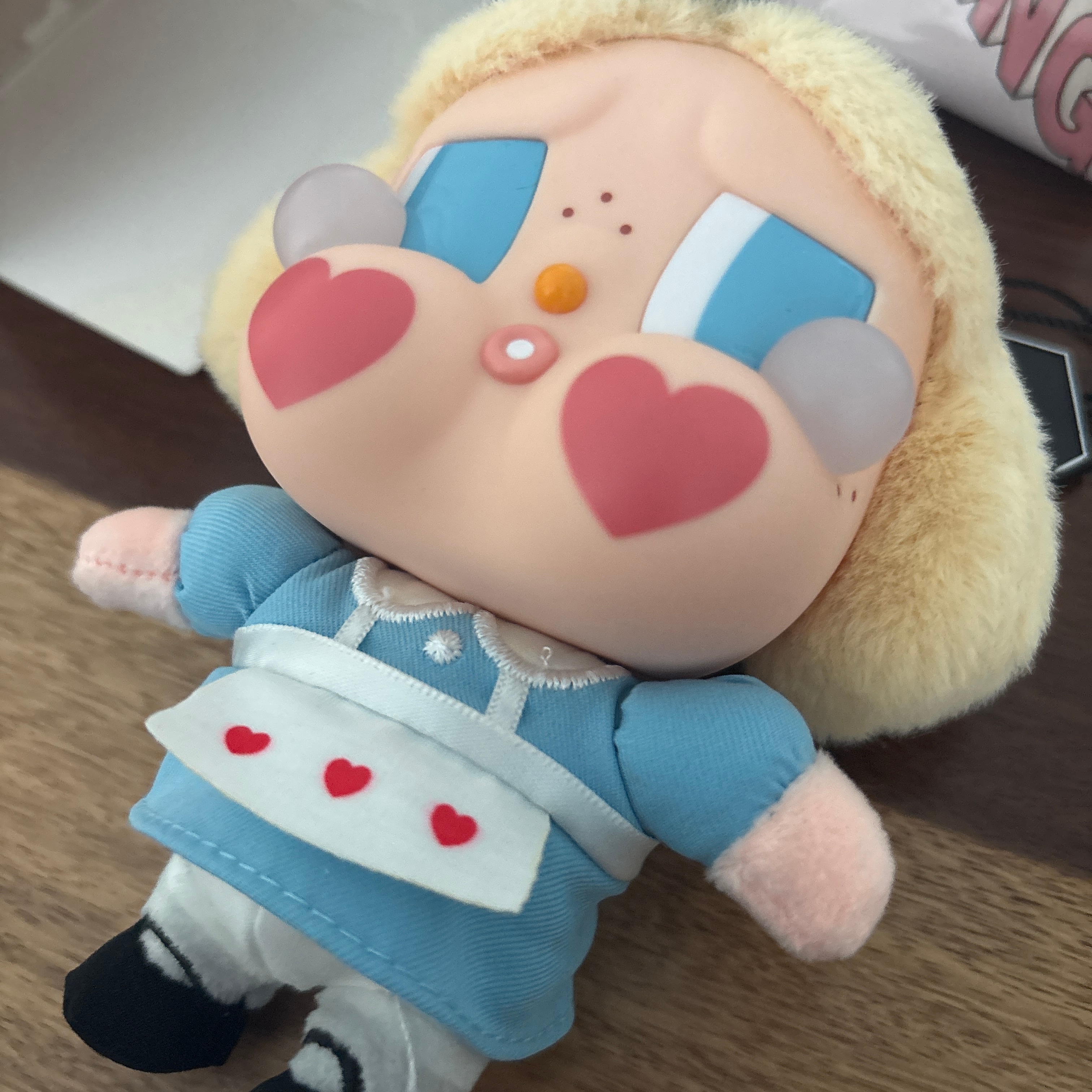 Pop Mart Crybaby Crying Again Series Plush Keyring She's Alice (Opened Case) 착용 스타일 - 2