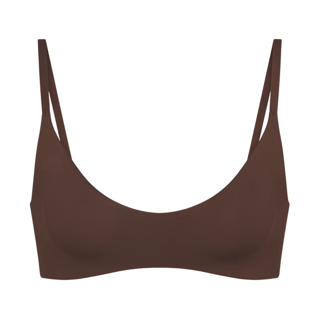 BRSPT5120-DSP (W) NikeSKIMS Matte Micro-Scoop Bra Dark Sepia