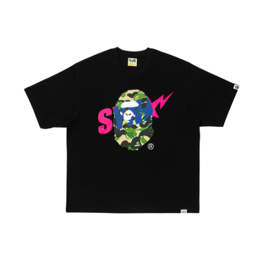 베이프 x 센트럴 씨 x 시나 월드 그래픽 티셔츠 블랙(BAPE x Central Cee x Syna World Graphic T-Shirt Black)