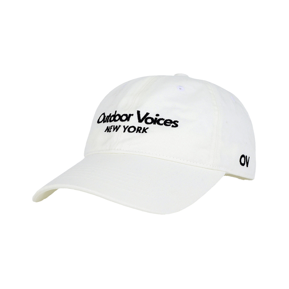 아웃도어보이스 클래식 로고 엔와이 코튼 캡 아이보리(Outdoor Voices Classic Logo Ny Cotton Cap Ivory)