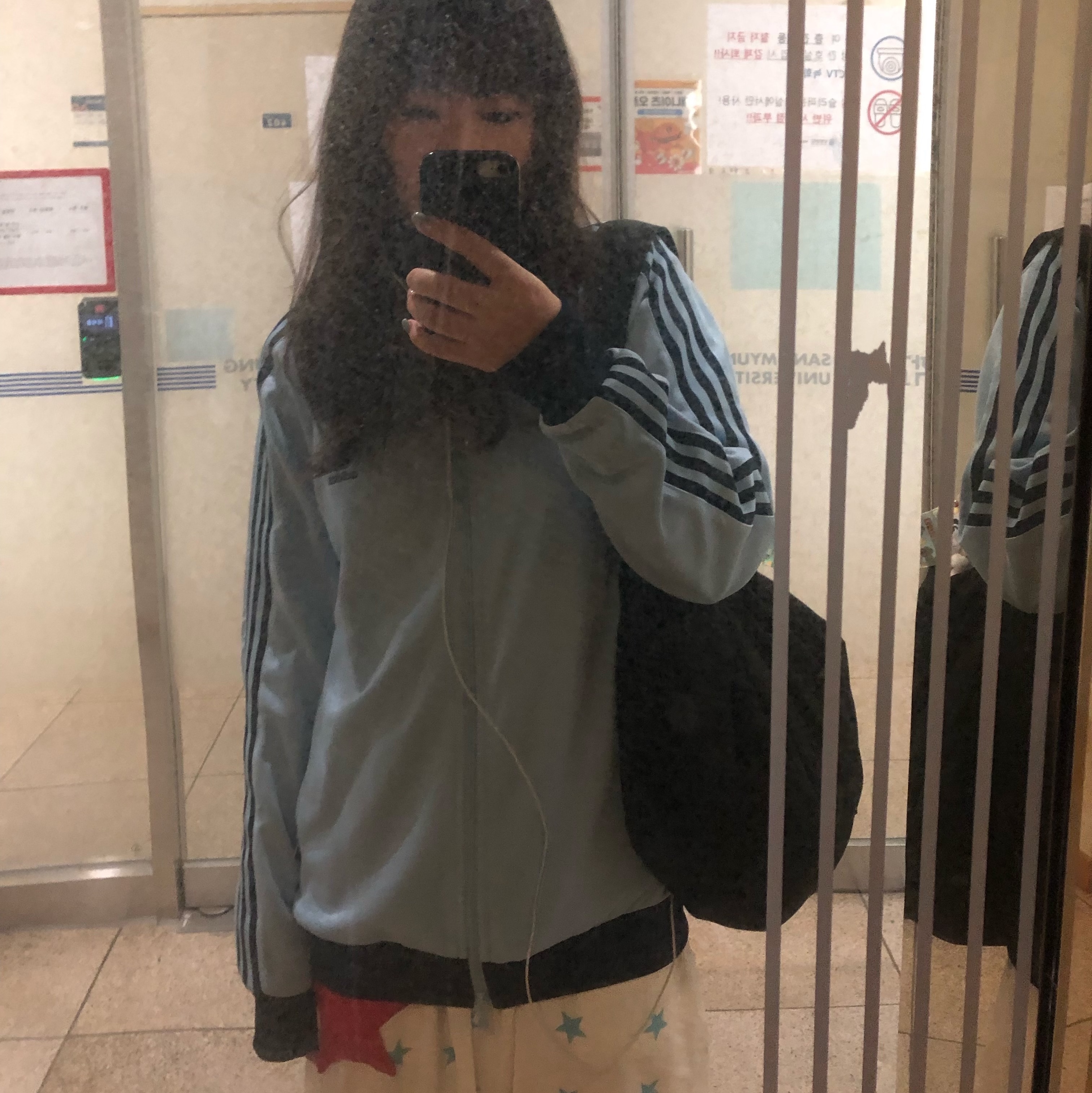 Adidas Adicolor Classic Beckenbauer Track Top Clear Sky Night Indigo - KR Sizing 착용 스타일