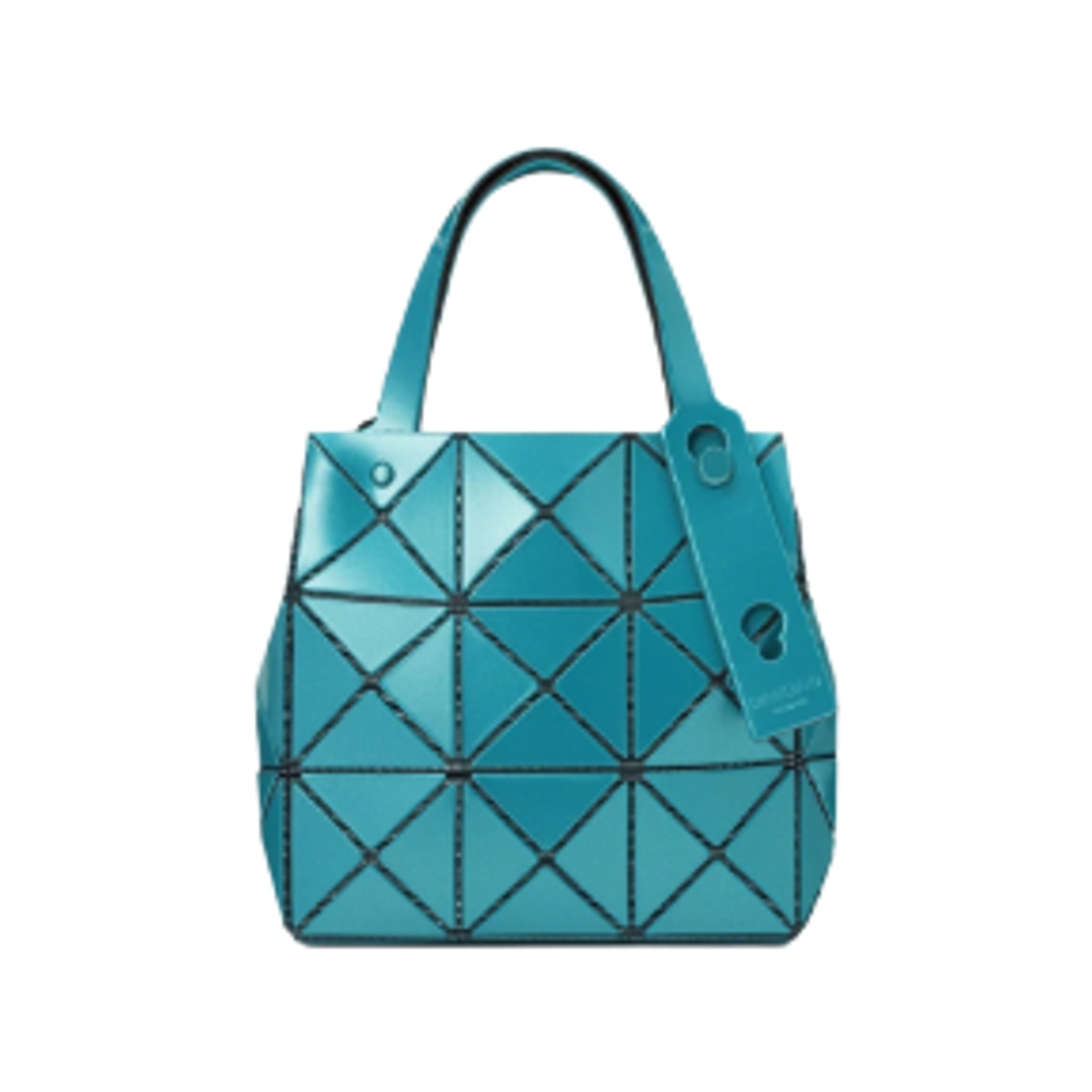 BB58-AG610-76 Bao Bao Issey Miyake Carat Handbag Turquoise