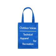 Outdoor Voices Signature Tote Bag Blue