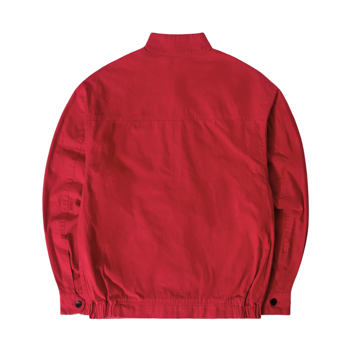 큐티에잇 가먼츠 워시드 옥스포드 해링턴 자켓 레드(QT8 GARMENTS Washed Oxford Harrington Jacket Red) - 3