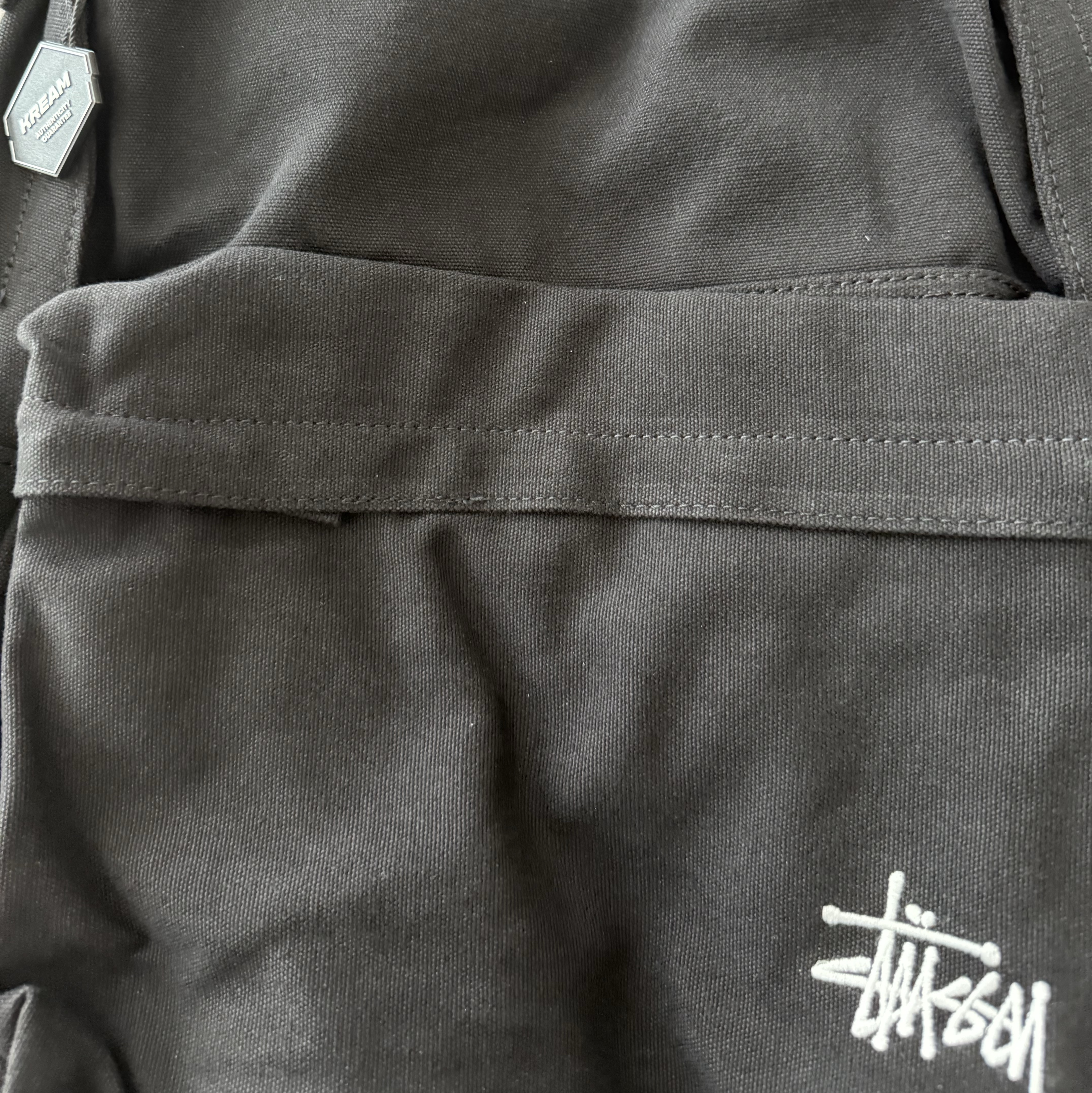 Stussy Canvas Backpack Black 착용 스타일