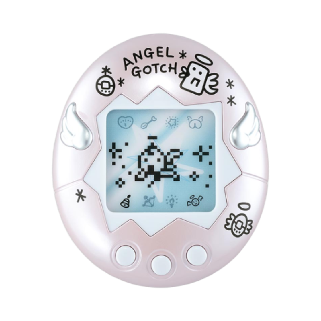 - Bandai Ichiban Kuji Tamagotchi C Prize Tenshichi Tamagotchi Compact Mirror Pink