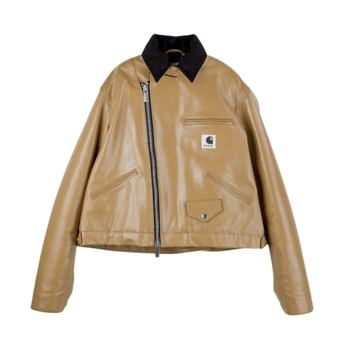 사카이 x 칼하트 WIP 레더 자켓 베이지(Sacai x Carhartt WIP Leather Jacket Beige) - 1