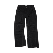 ETCE Curved Panel Denim Pants 2.0 Black