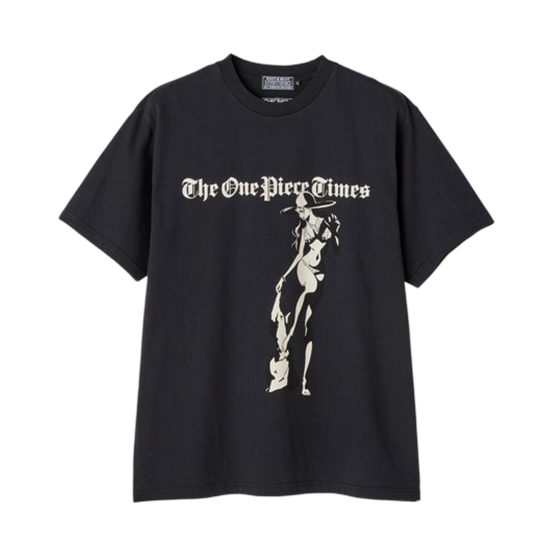 - Hysteric Glamour x One Piece Nico Robin Times T-Shirt Black