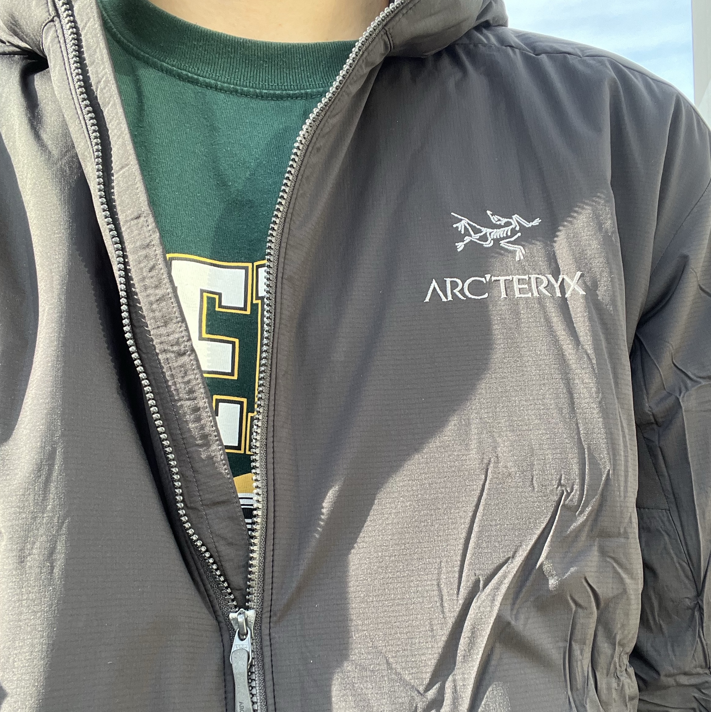 Arc'teryx Atom LT Hoody Black 착용 스타일