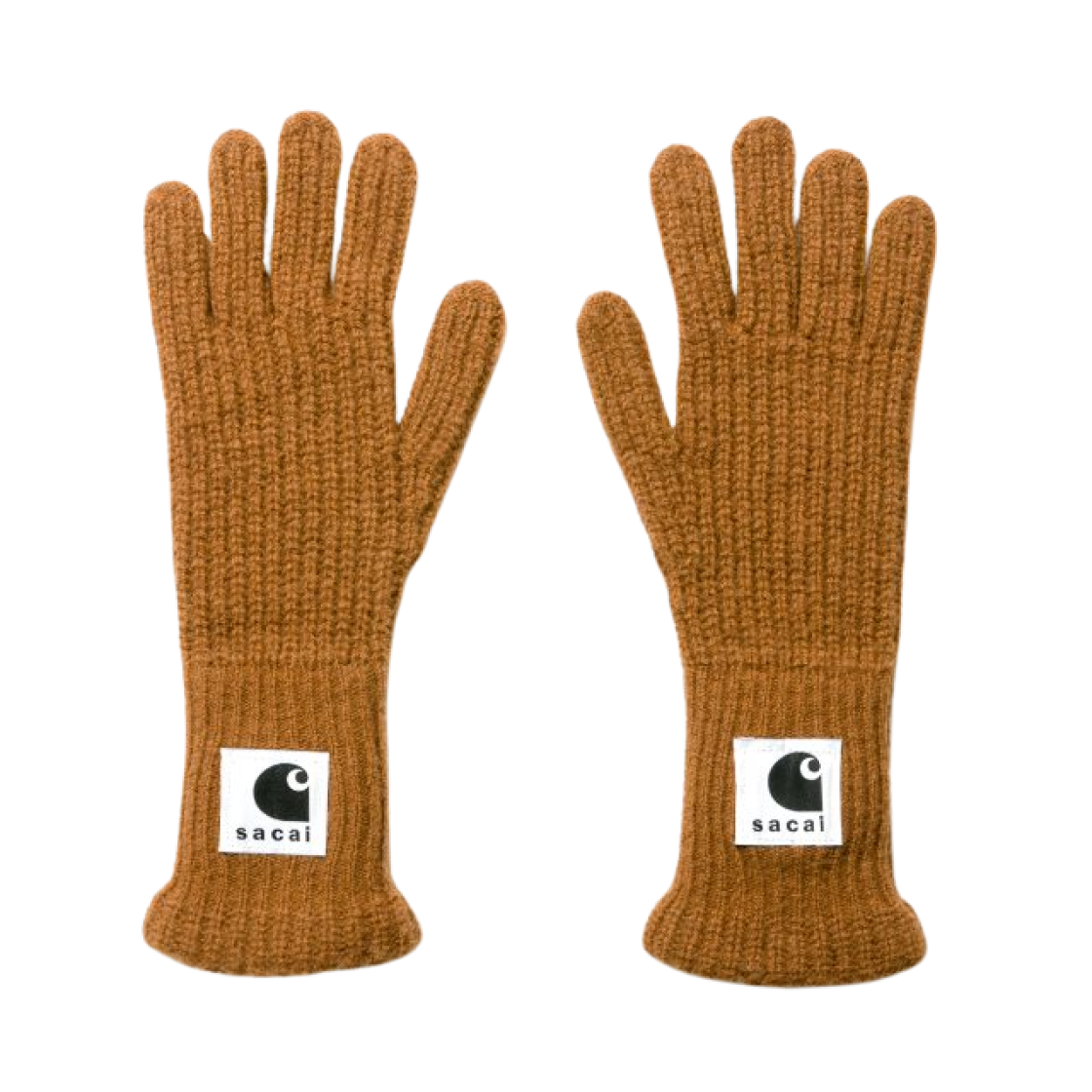 25-00999S-651 Sacai x Carhartt WIP Wool Knit Gloves Beige