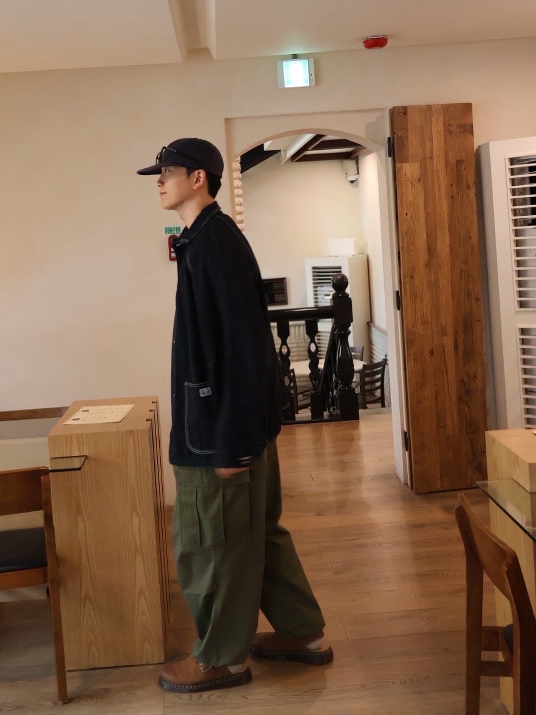 Kapital 12 oz. Denim Cactus Coverall Jacket Indigo 착용 스타일 - 2