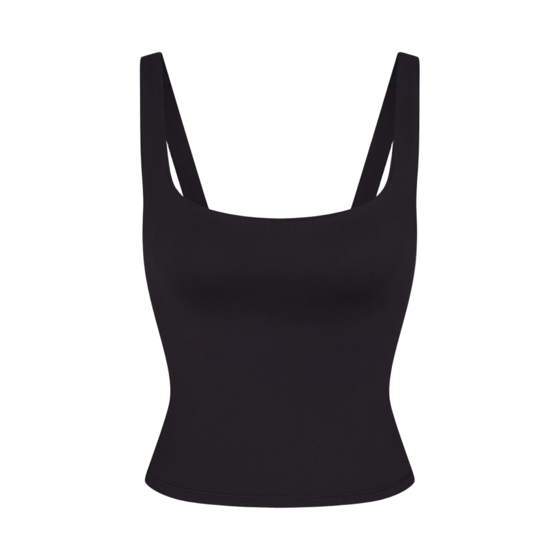 TPTNK2728-OBD (W) NikeSKIMS Matte Square-Neck Tank Obsidian