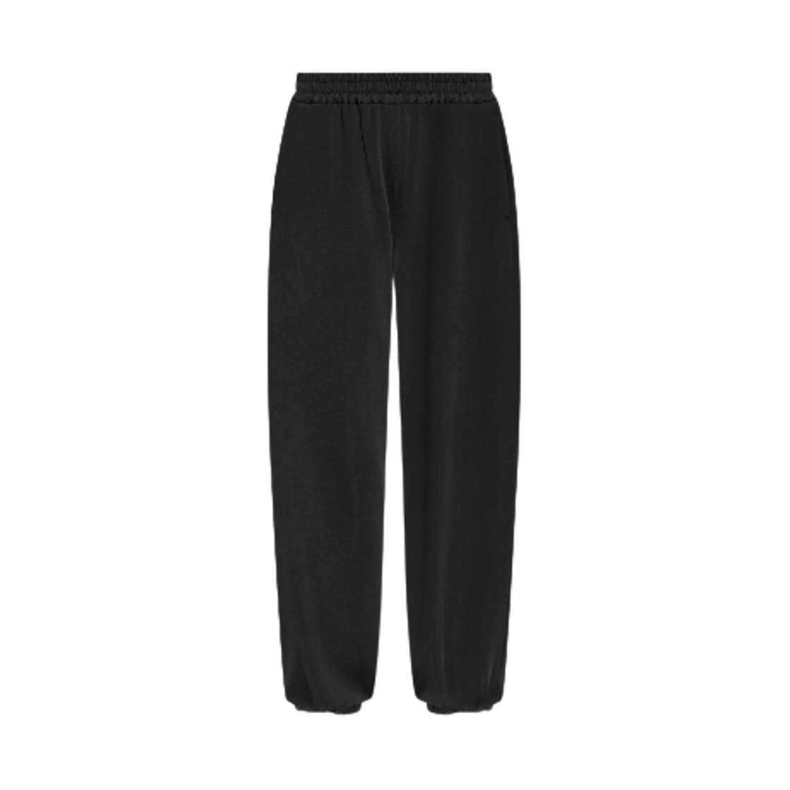 (W) 질 샌더 포켓 트라우저 블랙((W) Jil Sander Trousers with Pockets Black)