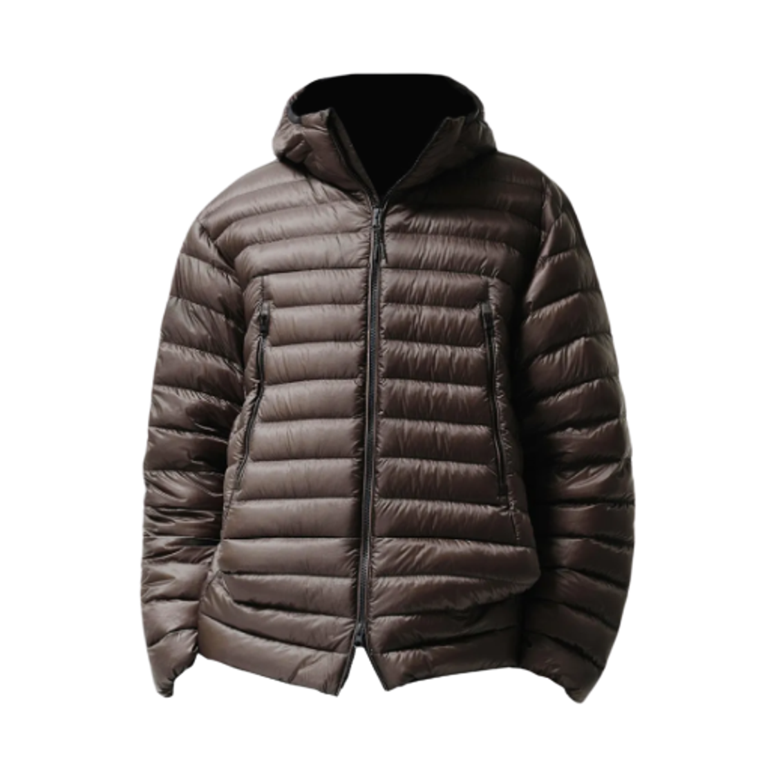무신사 스탠다드 시티 레저 시어 립스탑 후디드 라이트 다운 재킷 브라운(Musinsa Standard City Leisure Sheer Ripstop Hooded Light Down Jacket Brown)